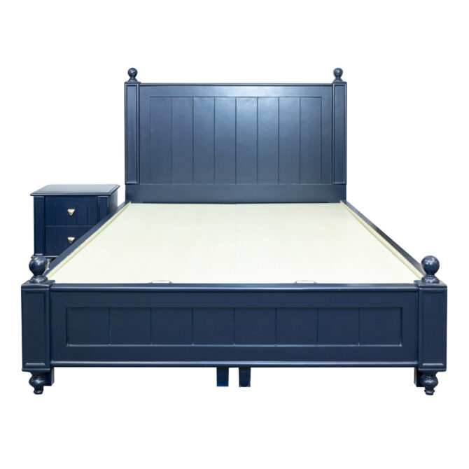 Classic Navy Panel Bed