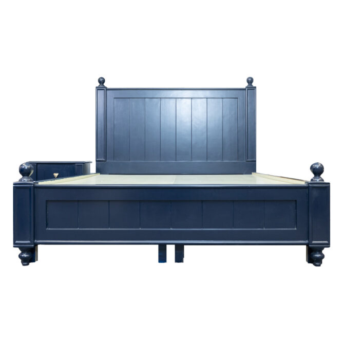 Classic Navy Panel Bed