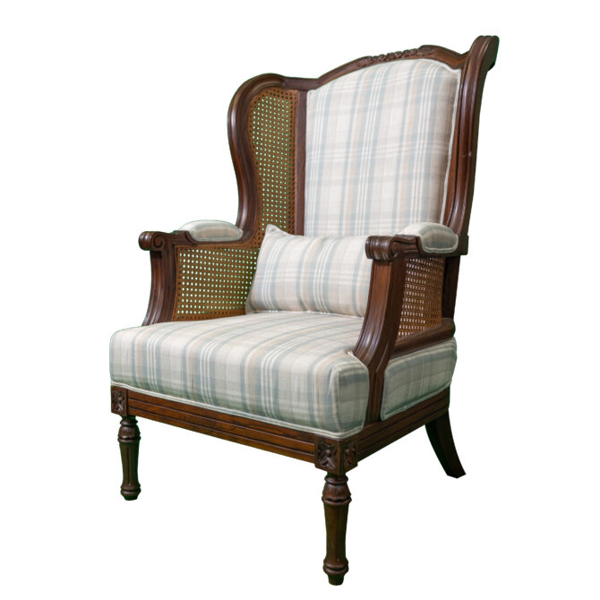 Heritage Cane Wingback Chair