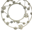 Floral Accent Wall Mirror